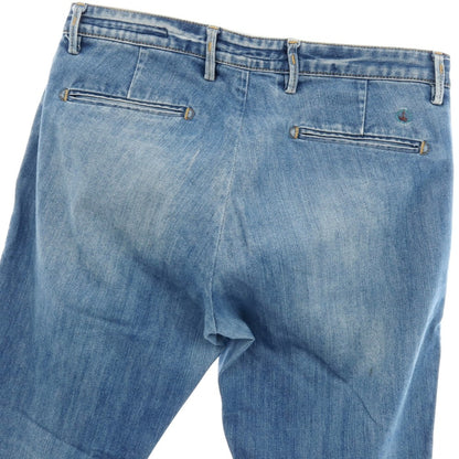 【中古】アティピコ AT.P.CO ストレッチ デニムスラックスパンツ ブルー【サイズ32】【 状態ランクC 】【 メンズ 】