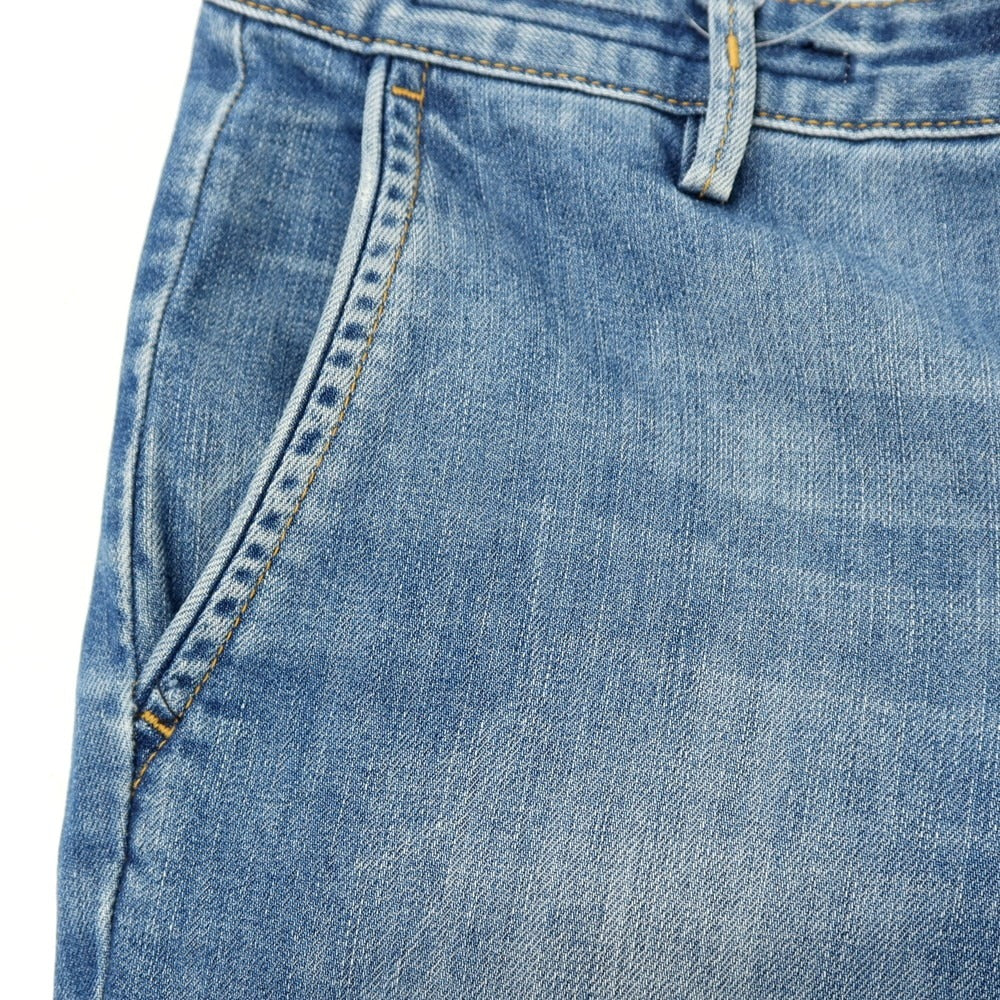 【中古】アティピコ AT.P.CO ストレッチ デニムスラックスパンツ ブルー【サイズ32】【 状態ランクC 】【 メンズ 】