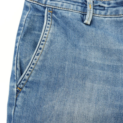 【中古】アティピコ AT.P.CO ストレッチ デニムスラックスパンツ ブルー【サイズ32】【 状態ランクC 】【 メンズ 】