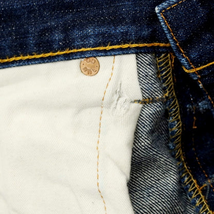 【中古】ダブルアールエル RRL DOUBLE RL セルビッチ デニムパンツ ネイビー【サイズ32】【 状態ランクB 】【 メンズ 】