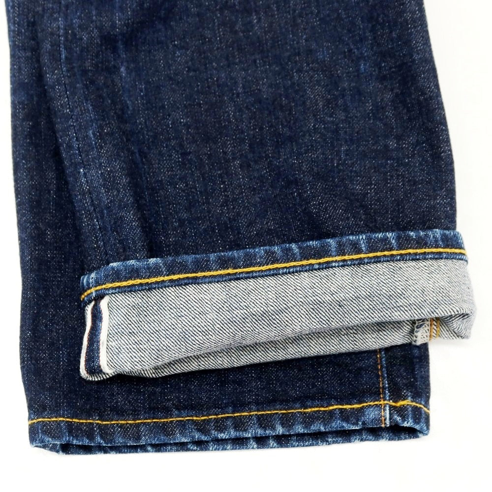 【中古】ダブルアールエル RRL DOUBLE RL セルビッチ デニムパンツ ネイビー【サイズ32】【 状態ランクB 】【 メンズ 】