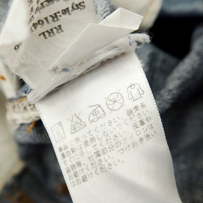 【中古】ダブルアールエル RRL DOUBLE RL セルビッチ デニムパンツ ネイビー【サイズ32】【 状態ランクB 】【 メンズ 】