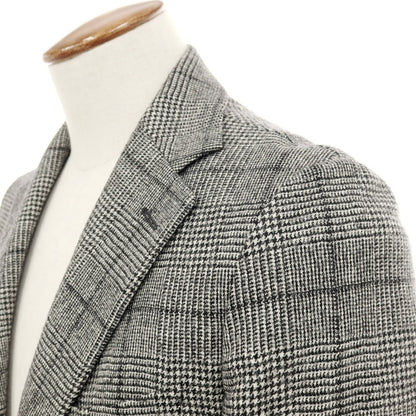 【中古】タリアトーレ TAGLIATORE ウール チェック 2つボタンスーツ グレー【サイズ46】【 状態ランクC 】【 メンズ 】