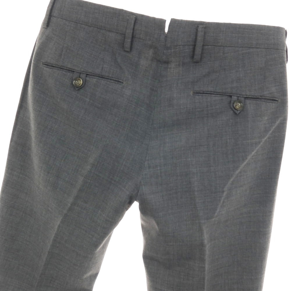 【中古】ピーティーゼロウーノ PT01 San Blas ストレッチ ポリエステルウール ドレススラックスパンツ グレー【サイズ44】【 状態ランクB 】【 メンズ 】