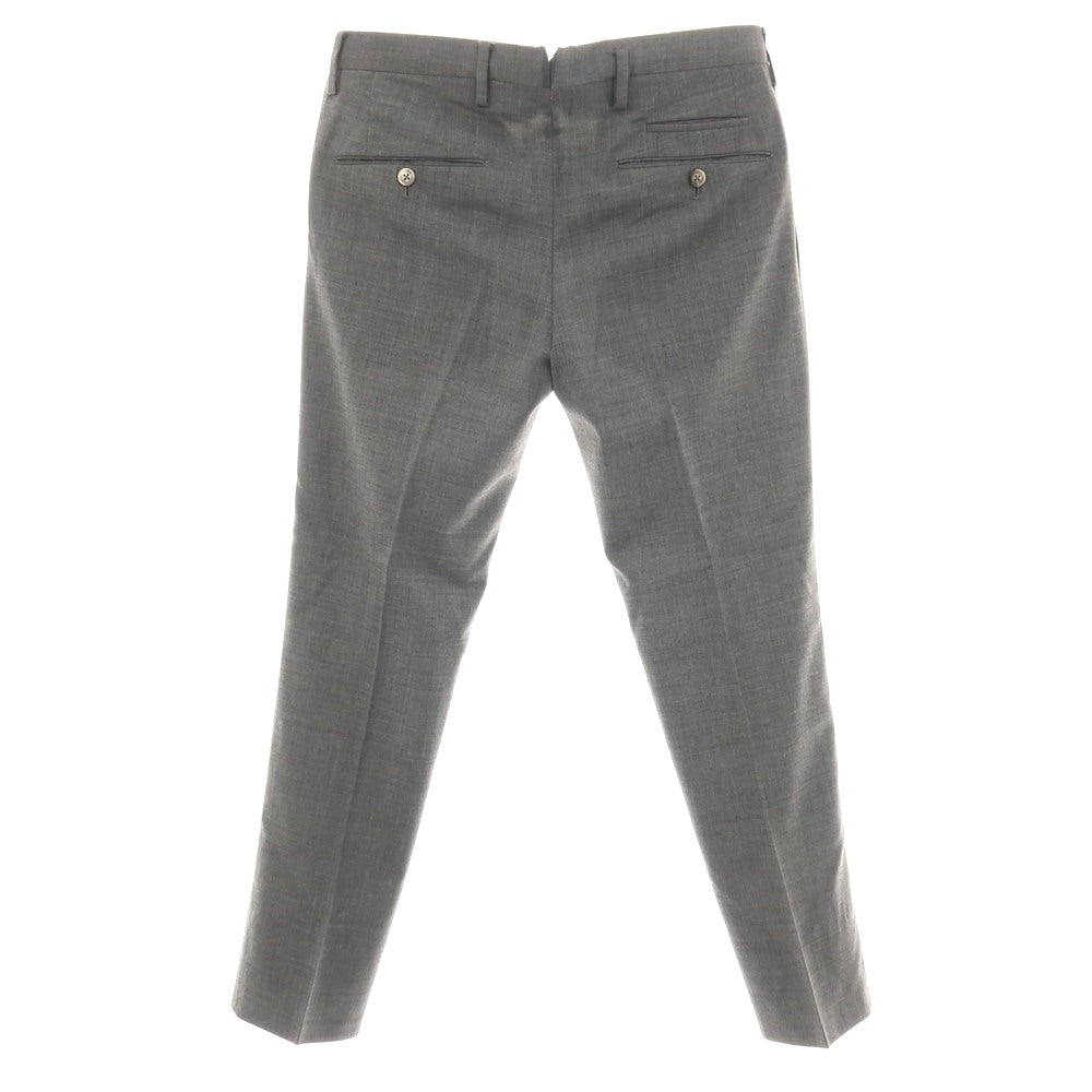 【中古】ピーティーゼロウーノ PT01 TRAVELLER ストレッチ ポリエステルウール ドレススラックスパンツ グレー【サイズ44】【 状態ランクB 】【 メンズ 】