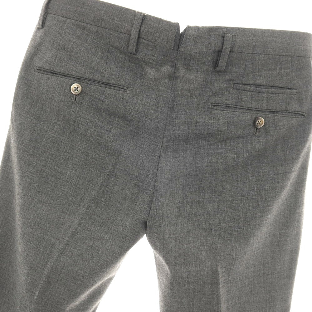 【中古】ピーティーゼロウーノ PT01 TRAVELLER ストレッチ ポリエステルウール ドレススラックスパンツ グレー【サイズ44】【 状態ランクB 】【 メンズ 】