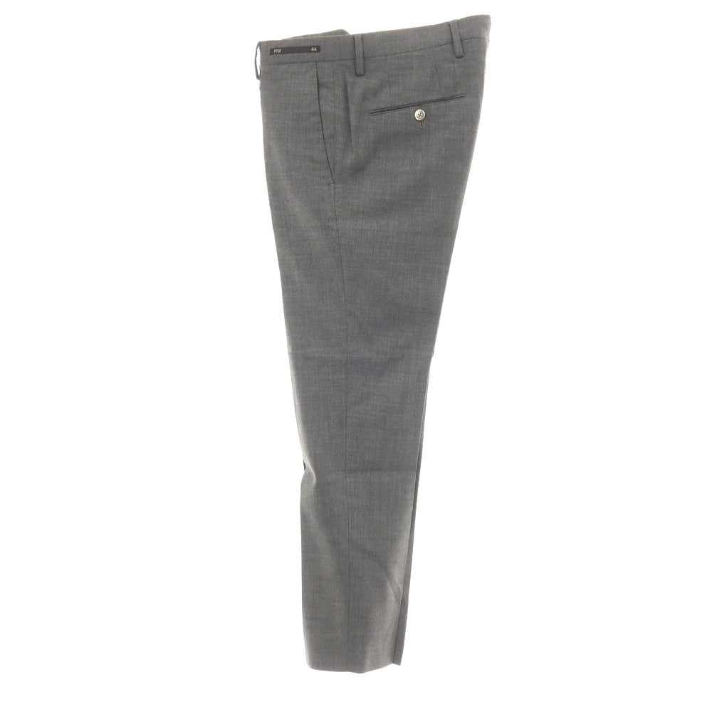 【中古】ピーティーゼロウーノ PT01 TRAVELLER ストレッチ ポリエステルウール ドレススラックスパンツ グレー【サイズ44】【 状態ランクB 】【 メンズ 】