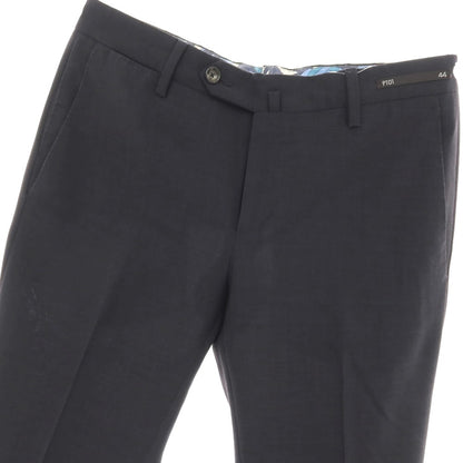 【中古】ピーティーゼロウーノ PT01 San Blas ストレッチ ポリエステルウール ドレススラックスパンツ ダークネイビー【サイズ44】【 状態ランクB 】【 メンズ 】