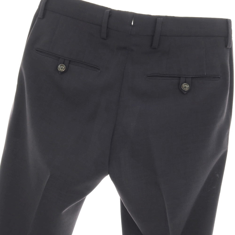 【中古】ピーティーゼロウーノ PT01 San Blas ストレッチ ポリエステルウール ドレススラックスパンツ ダークネイビー【サイズ44】【 状態ランクB 】【 メンズ 】