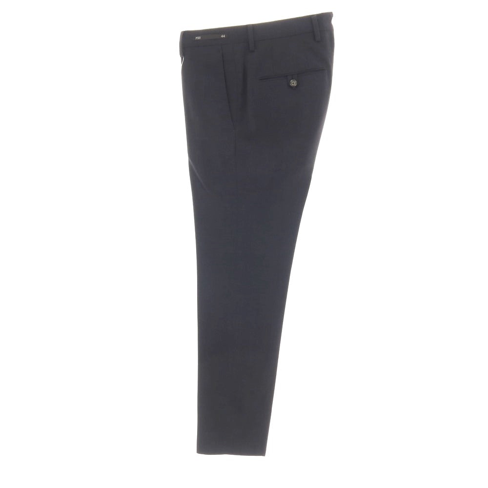 【中古】ピーティーゼロウーノ PT01 San Blas ストレッチ ポリエステルウール ドレススラックスパンツ ダークネイビー【サイズ44】【 状態ランクB 】【 メンズ 】