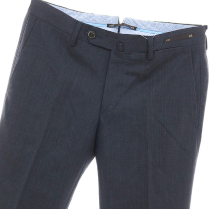 【中古】ピーティーゼロウーノ PT01 ストレッチ ウール ドレススラックスパンツ ネイビー【サイズ44】【 状態ランクC 】【 メンズ 】