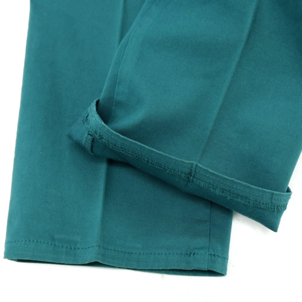 【中古】ピーティーゼロウーノ PT01 TICKET PLEASE ストレッチ コットン カジュアルスラックスパンツ ブルーグリーン系【サイズ44】【 状態ランクB 】【 メンズ 】