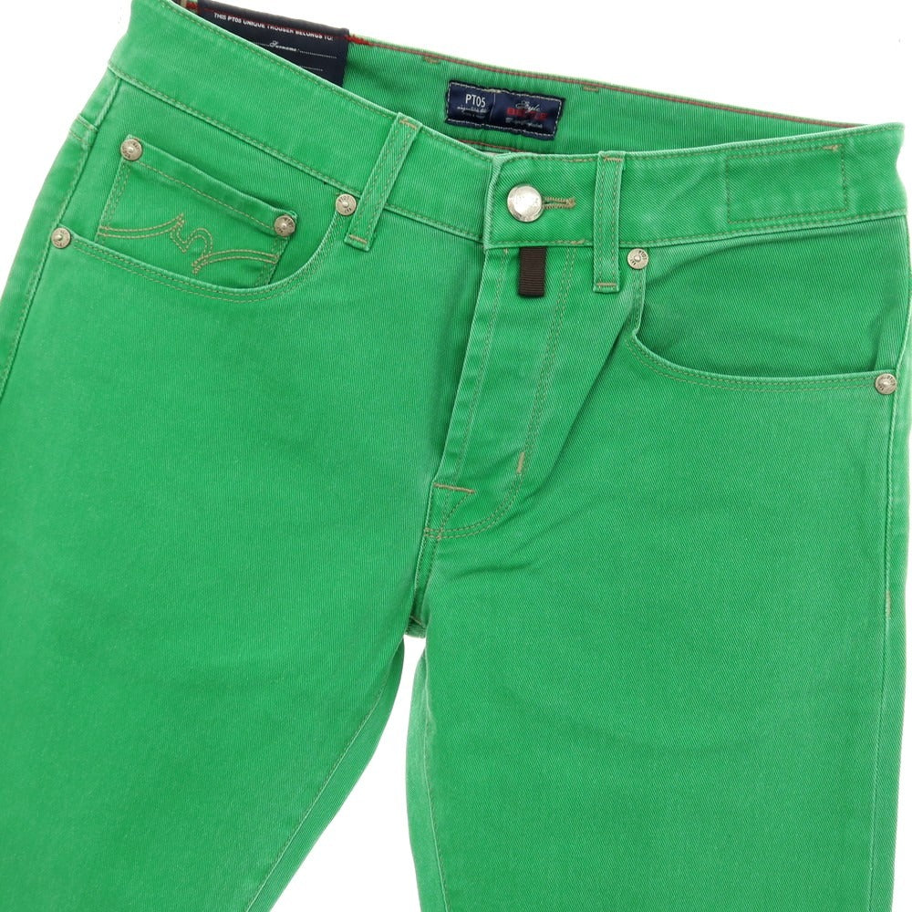 【中古】ピーティーゼロチンクエ PT05 ストレッチ デニムパンツ グリーン【サイズ30】【 状態ランクA 】【 メンズ 】