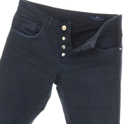 【中古】アントレアミ ENTRE AMIS ストレッチ ツイルコットン 5ポケットパンツ ネイビー【サイズ29】【 状態ランクC 】【 メンズ 】