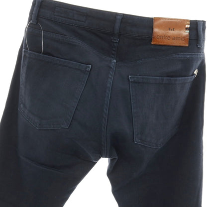 【中古】アントレアミ ENTRE AMIS ストレッチ ツイルコットン 5ポケットパンツ ネイビー【サイズ29】【 状態ランクC 】【 メンズ 】