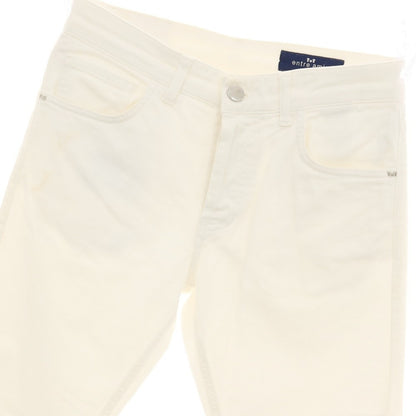 【SALE30%OFF/返品不可】【中古】アントレアミ ENTRE AMIS ストレッチ コットン デニムパンツ ジーンズ ホワイト【 サイズ30 】【 状態ランクB 】【 メンズ 】 [APD]