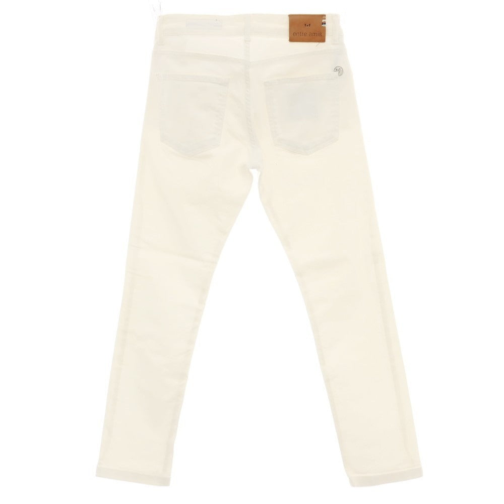 【SALE30%OFF/返品不可】【中古】アントレアミ ENTRE AMIS ストレッチ コットン デニムパンツ ジーンズ ホワイト【 サイズ30 】【 状態ランクB 】【 メンズ 】 [APD]