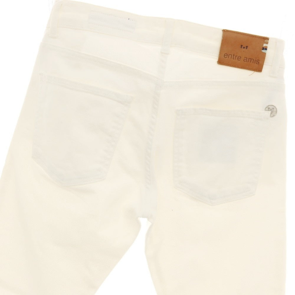 【SALE30%OFF/返品不可】【中古】アントレアミ ENTRE AMIS ストレッチ コットン デニムパンツ ジーンズ ホワイト【 サイズ30 】【 状態ランクB 】【 メンズ 】 [APD]