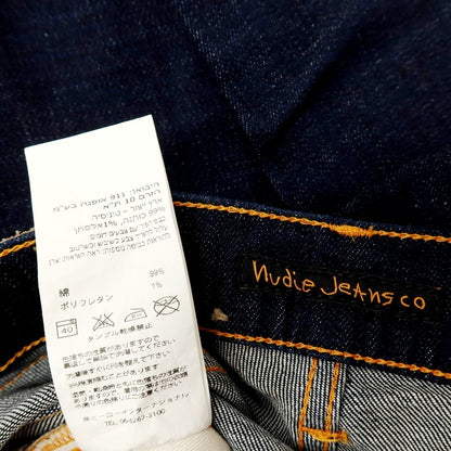 【SALE30%OFF/返品不可】【中古】ヌーディージーンズ Nudie Jeans ストレッチ コットン デニムパンツ ジーンズ ネイビー【 サイズ30 】【 状態ランクB 】【 メンズ 】 [APD]