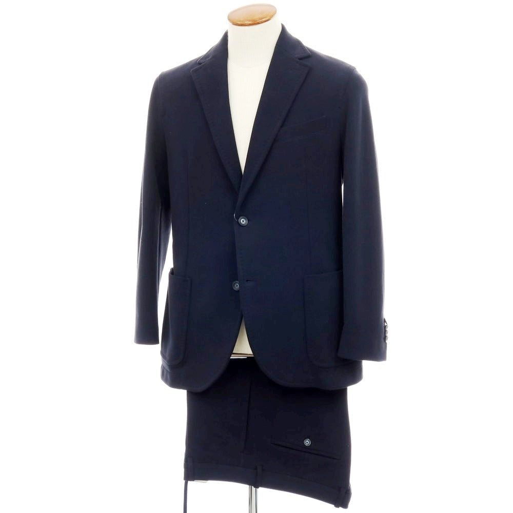 【中古】チルコロ1901 CIRCOLO 1901 スウェットコットン 2つボタンスーツ ネイビー【サイズ上48/下50】【 状態ランクB 】【 メンズ 】