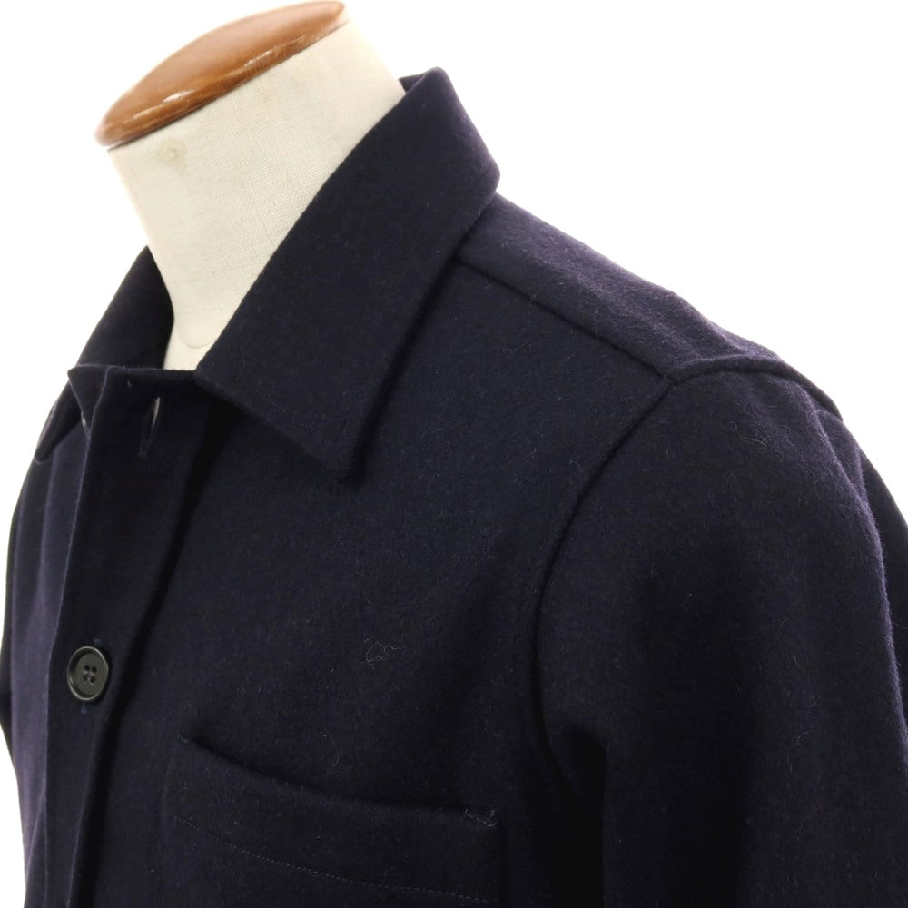 【中古】ギローバー GUY ROVER アクリルポリエステルウール シャツジャケット ネイビー【サイズM】【 状態ランクA 】【 メンズ 】