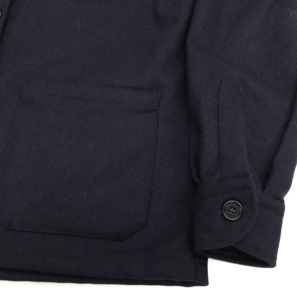 【中古】ギローバー GUY ROVER アクリルポリエステルウール シャツジャケット ネイビー【サイズM】【 状態ランクA 】【 メンズ 】