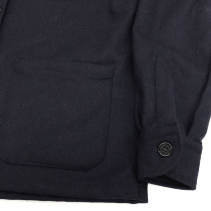 【中古】ギローバー GUY ROVER アクリルポリエステルウール シャツジャケット ネイビー【サイズM】【 状態ランクA 】【 メンズ 】