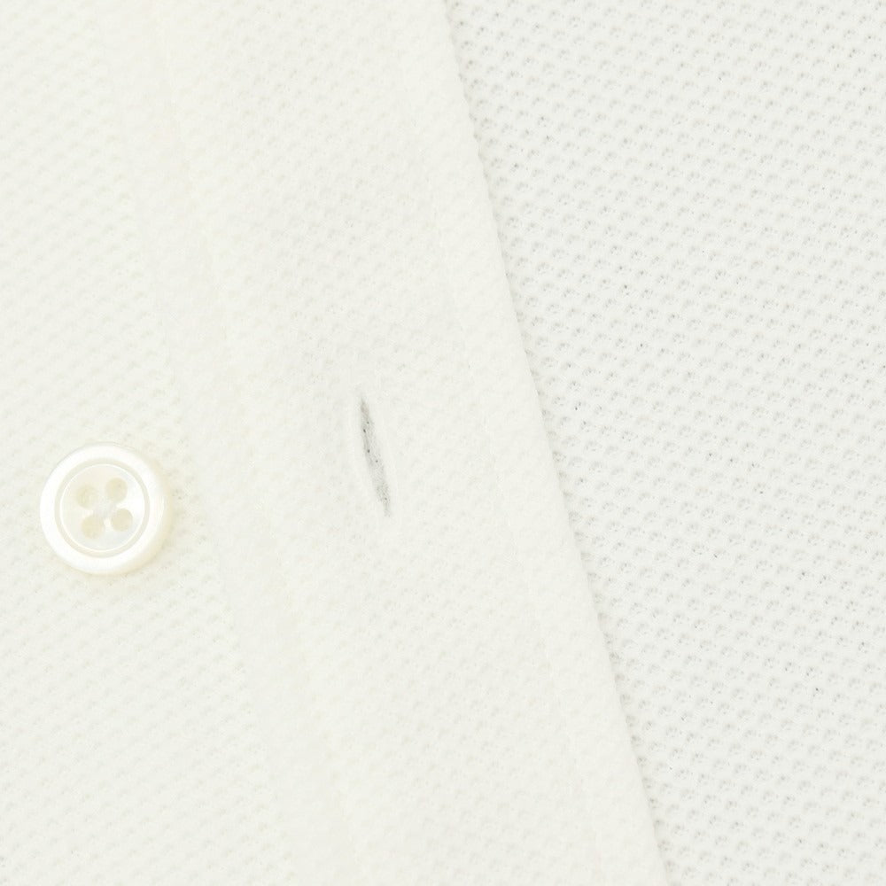 【中古】ビームスエフ BEAMS F ポリエステルコットン ワイドカラー 半袖シャツ ホワイト【サイズL】【 状態ランクA 】【 メンズ 】