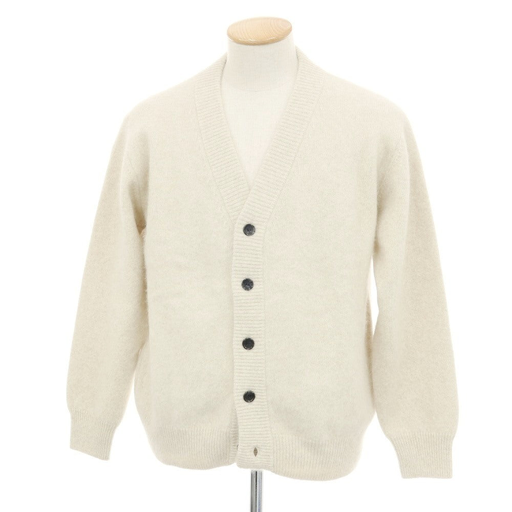 【中古】レンコントラント RENCONTRANT フォックスウール カーディガン ベージュ【サイズS】【 状態ランクB 】【 メンズ 】