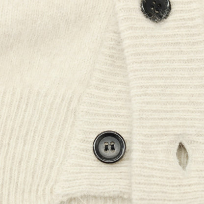 【中古】レンコントラント RENCONTRANT フォックスウール カーディガン ベージュ【サイズS】【 状態ランクB 】【 メンズ 】