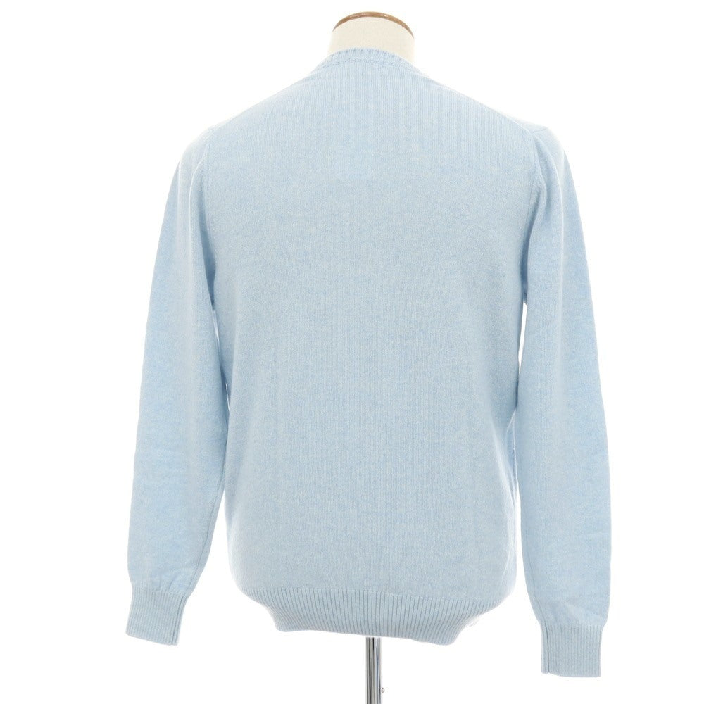 【中古】ブリッラ ペル イル グスト Brilla per il gusto カシミヤ クルーネック プルオーバーニット ライトブルー【サイズL】【 状態ランクB 】【 メンズ 】