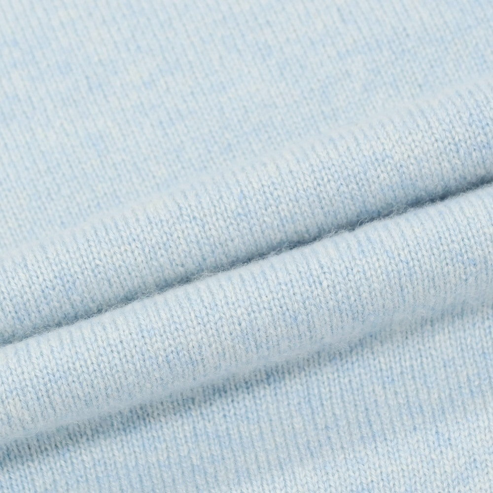 【中古】ブリッラ ペル イル グスト Brilla per il gusto カシミヤ クルーネック プルオーバーニット ライトブルー【サイズL】【 状態ランクB 】【 メンズ 】