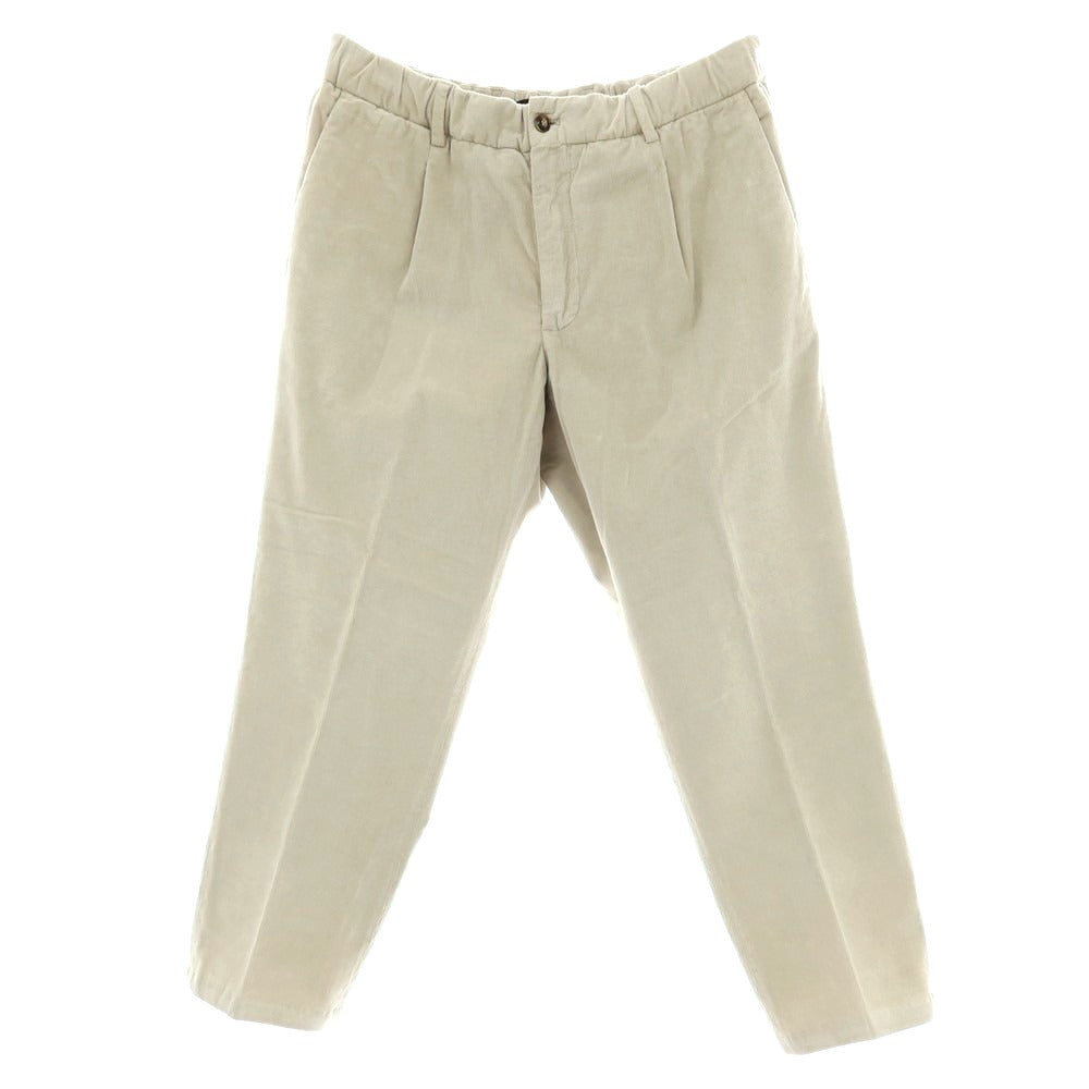 【中古】ブリリア1949 BRIGLIA 1949 × BEAMS ストレッチコーデュロイ カジュアルスラックスパンツ サンドベージュ系【 サイズ48 】【 状態ランクB 】【 メンズ 】