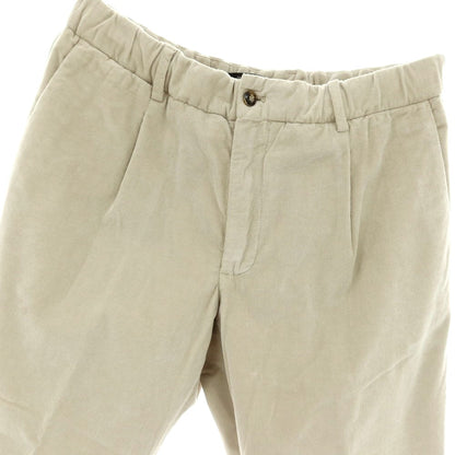 【中古】ブリリア1949 BRIGLIA 1949 × BEAMS ストレッチコーデュロイ カジュアルスラックスパンツ サンドベージュ系【サイズ48】【 状態ランクB 】【 メンズ 】