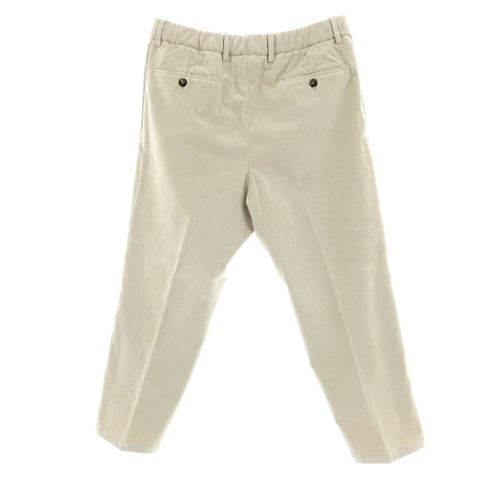 【中古】ブリリア1949 BRIGLIA 1949 × BEAMS ストレッチコーデュロイ カジュアルスラックスパンツ サンドベージュ系【サイズ48】【 状態ランクB 】【 メンズ 】