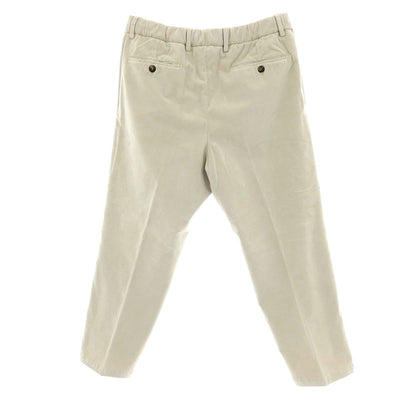 【中古】ブリリア1949 BRIGLIA 1949 × BEAMS ストレッチコーデュロイ カジュアルスラックスパンツ サンドベージュ系【サイズ48】【 状態ランクB 】【 メンズ 】