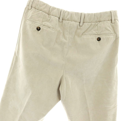 【中古】ブリリア1949 BRIGLIA 1949 × BEAMS ストレッチコーデュロイ カジュアルスラックスパンツ サンドベージュ系【サイズ48】【 状態ランクB 】【 メンズ 】