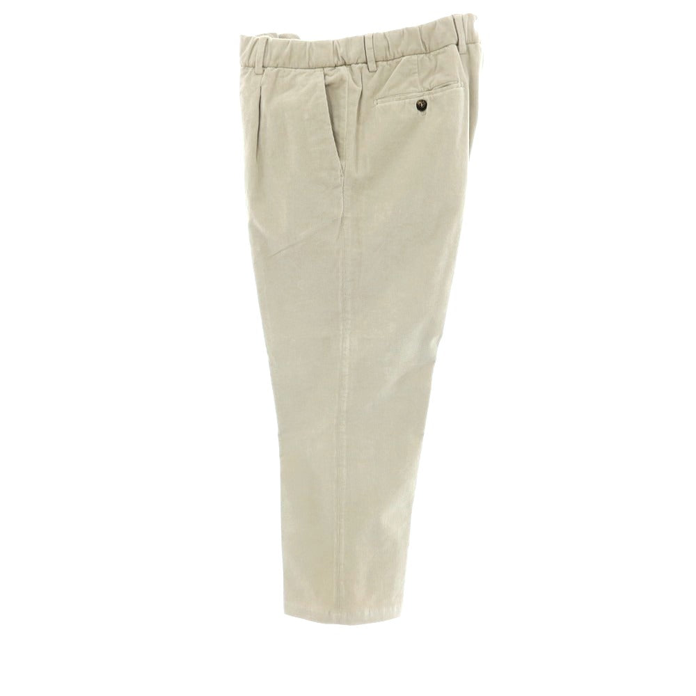 【中古】ブリリア1949 BRIGLIA 1949 × BEAMS ストレッチコーデュロイ カジュアルスラックスパンツ サンドベージュ系【 サイズ48 】【 状態ランクB 】【 メンズ 】