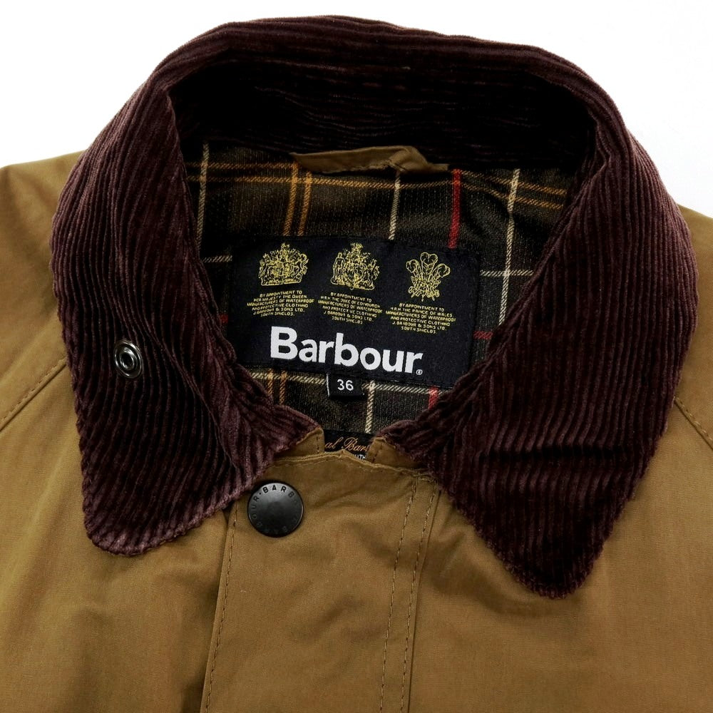 【中古】バブアー Barbour BEDALE ポリエステルコットンナイロン フィールドジャケット カーキ【 サイズ36 】【 状態ランクC 】【 メンズ 】 [APD]