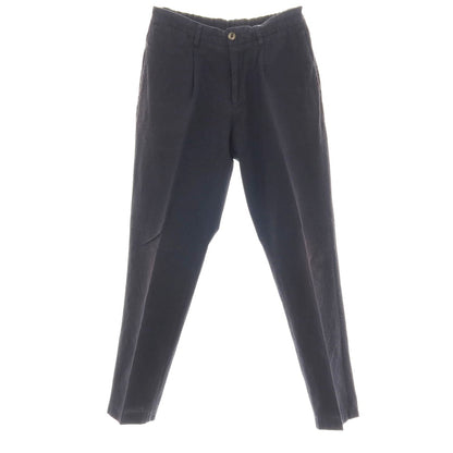 【中古】デヴォレ インチピット DEVORE Incipit コットン シアサッカー イージーパンツ ダークネイビー系【サイズ46】【 状態ランクC 】【 メンズ 】