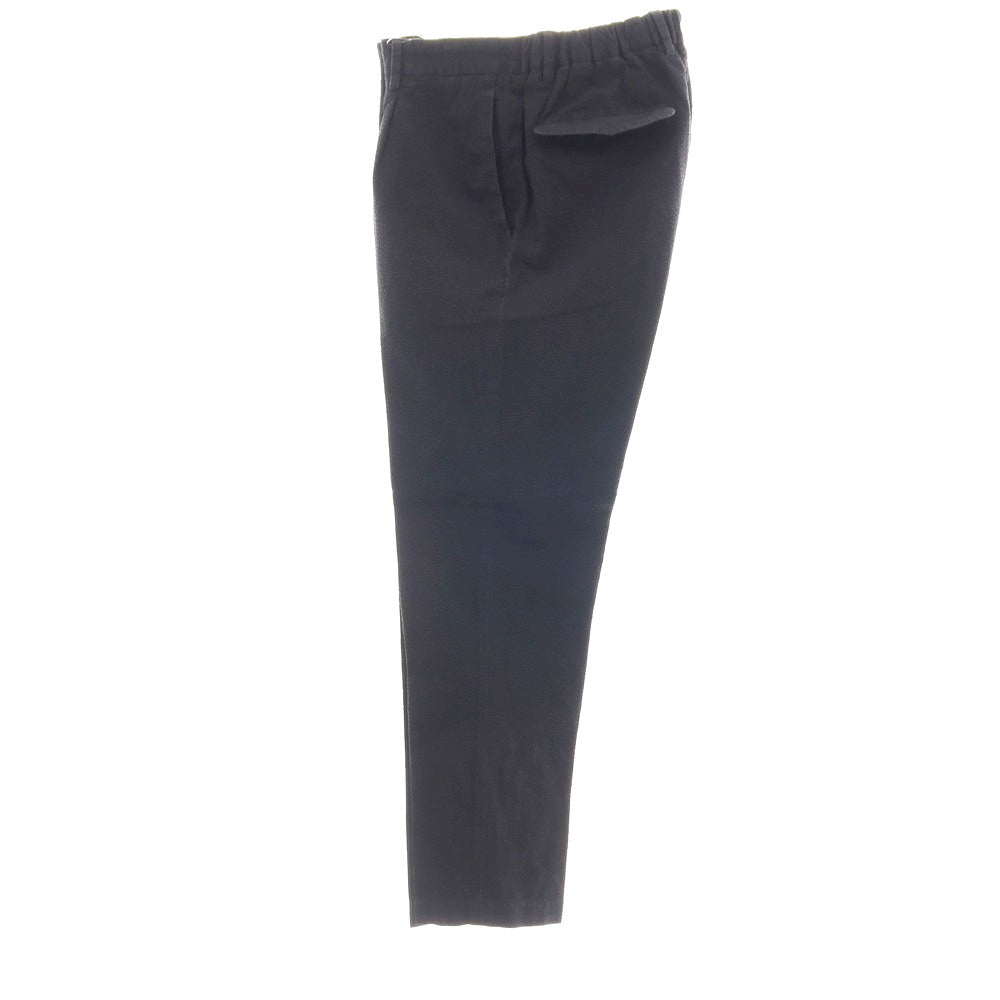 【中古】デヴォレ インチピット DEVORE Incipit コットン シアサッカー イージーパンツ ダークネイビー系【サイズ46】【 状態ランクC 】【 メンズ 】