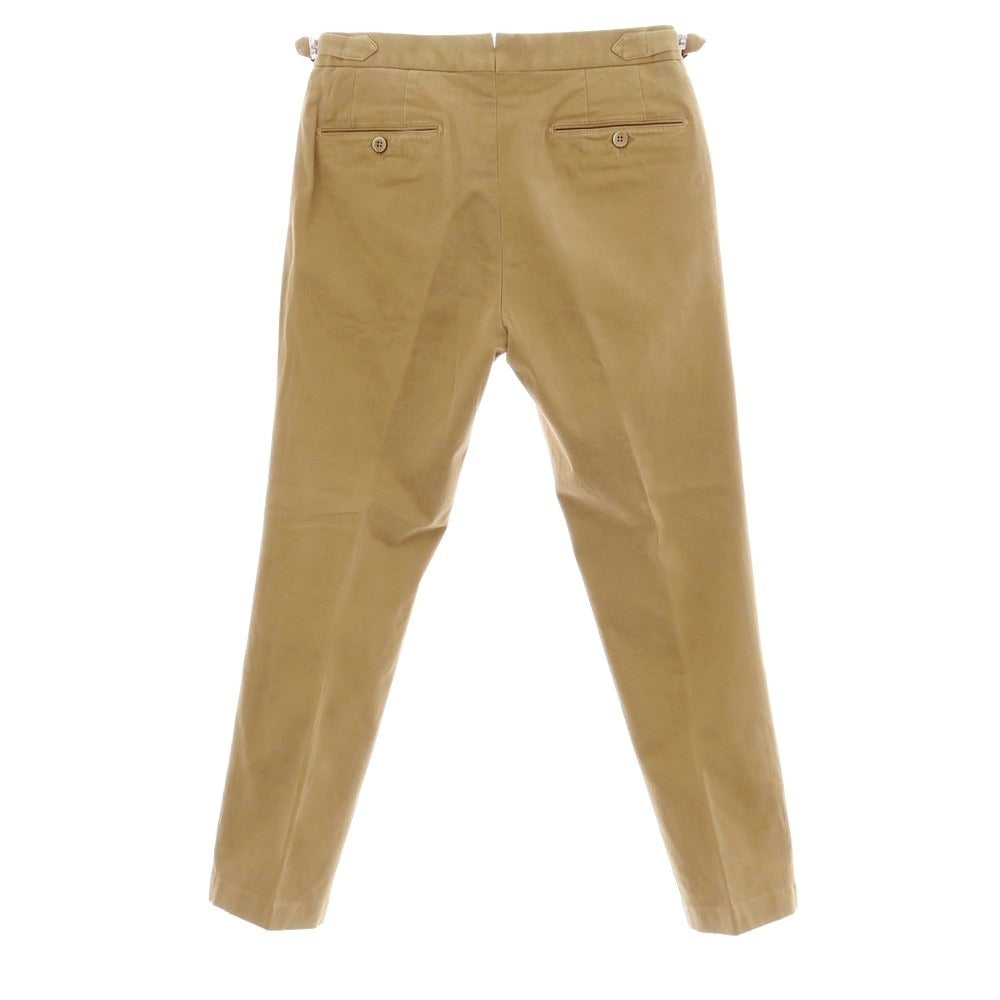 【中古】ジーティーアー G.T.A ストレッチコットン カジュアルスラックスパンツ キャメル【サイズ46】【 状態ランクC 】【 メンズ 】