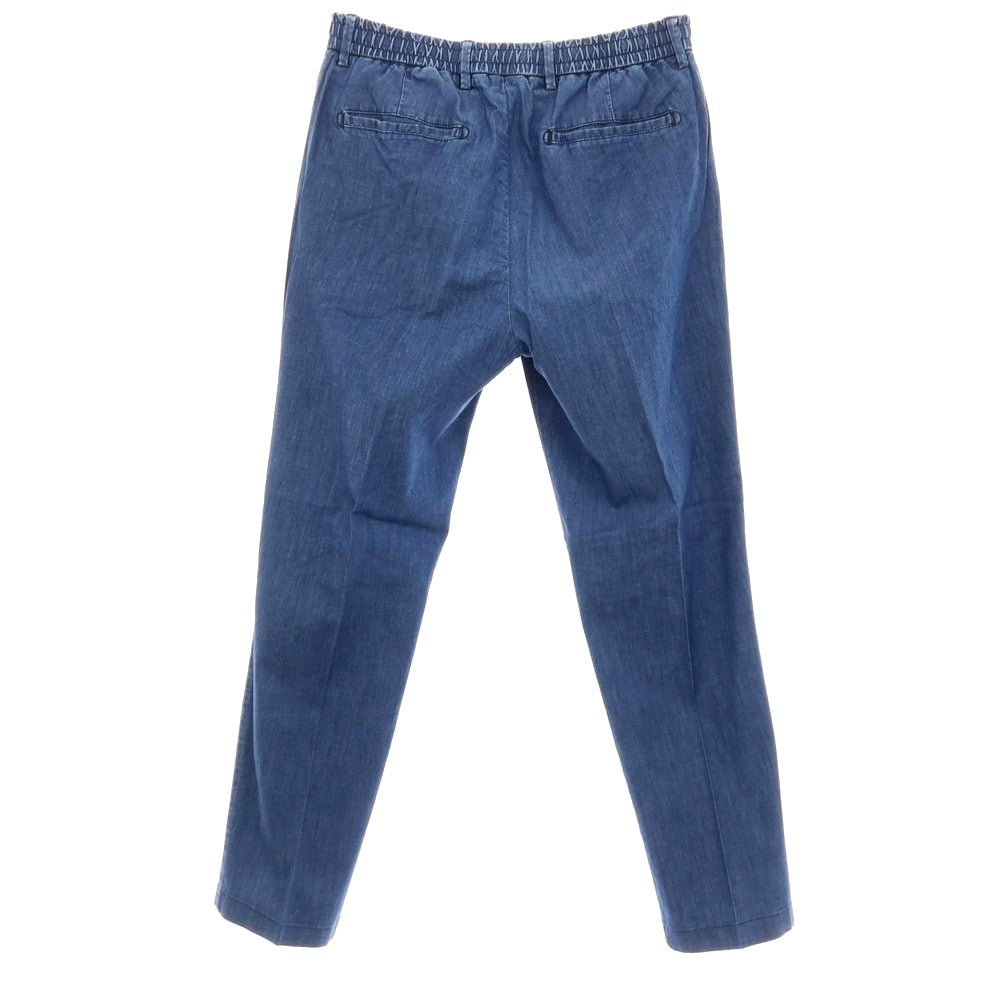 【SALE30%OFF/返品不可】【中古】ジェルマーノ GERMANO ストレッチ コットン イージースラックスパンツ ネイビーブルー【 サイズ46 】【 状態ランクC 】【 メンズ 】