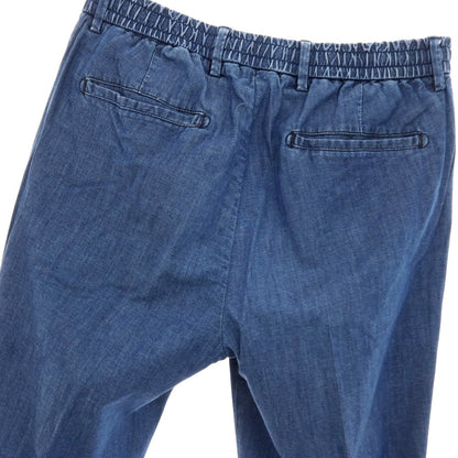 【SALE30%OFF/返品不可】【中古】ジェルマーノ GERMANO ストレッチ コットン イージースラックスパンツ ネイビーブルー【 サイズ46 】【 状態ランクC 】【 メンズ 】