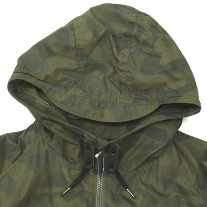 【中古】ハンティングワールド HUNTING WORLD ポリエステル カモフラ ダブルジップ フーデッドブルゾン グリーン【 M 】【 状態ランクB 】【 メンズ 】 []