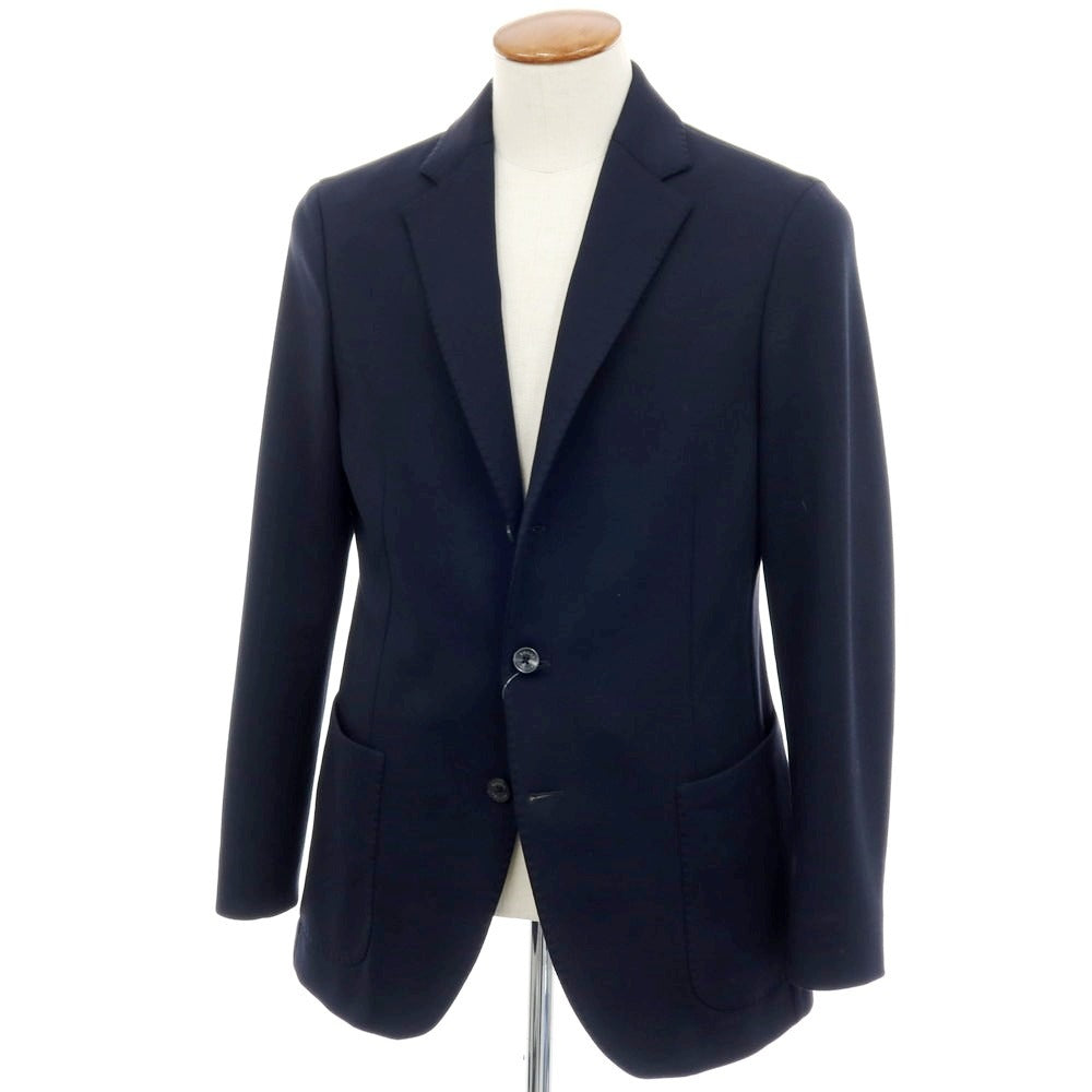 【中古】ボッジ BOGGI ポリエステルコットン フーディー カジュアルジャケット ネイビー【サイズ48】【 状態ランクA 】【 メンズ 】