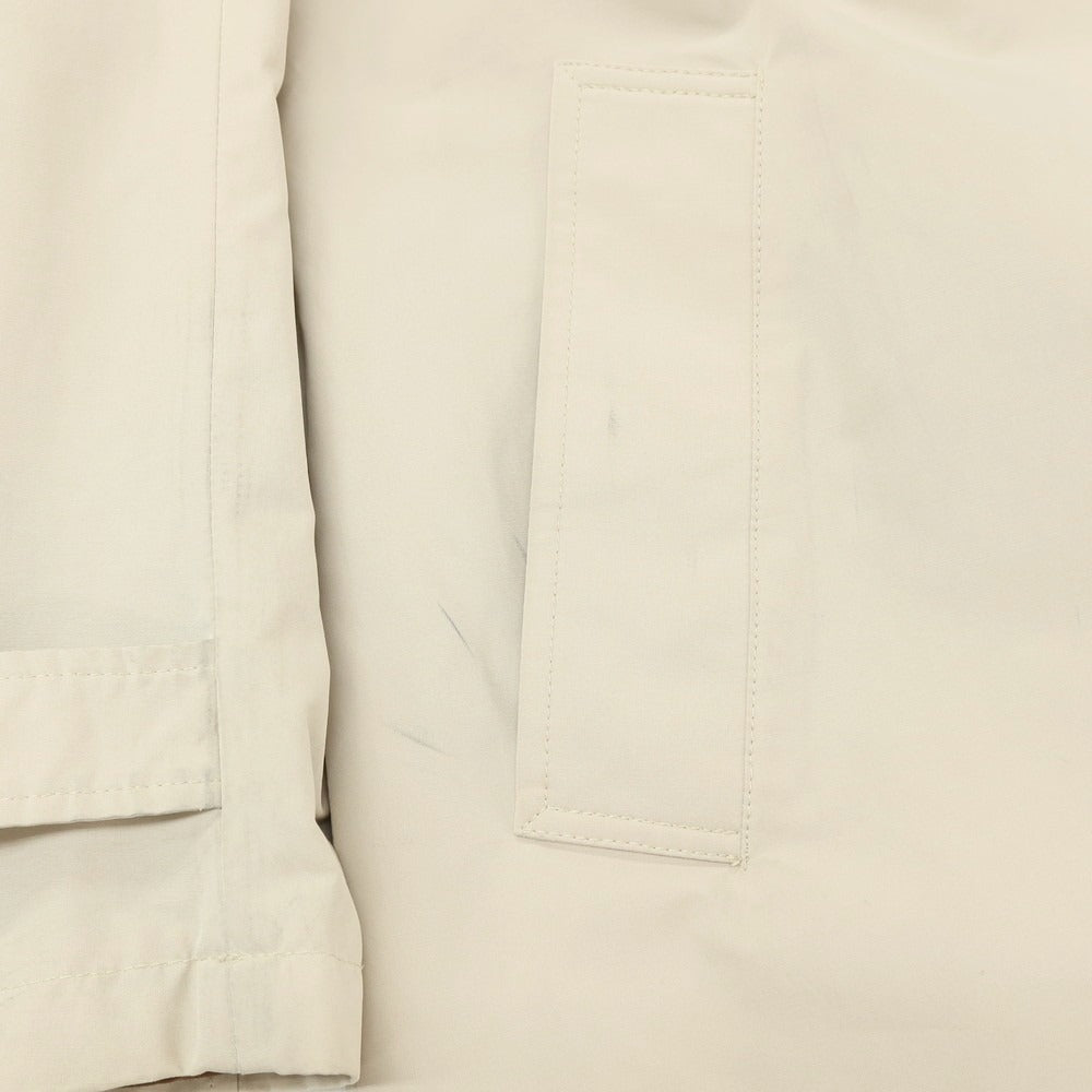 【中古】ムーレー MOORER コットンポリエステル ステンカラーコート ベージュ【サイズ44】【 状態ランクC 】【 メンズ 】