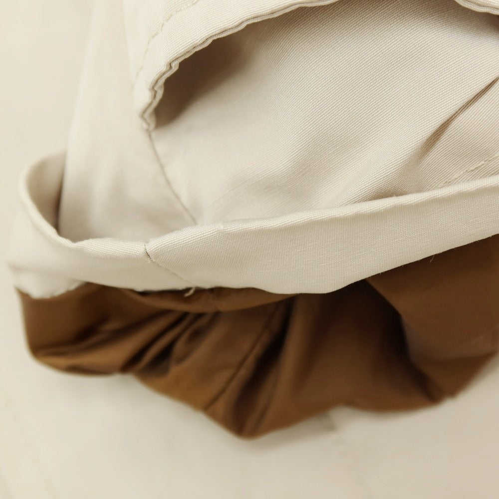 【中古】ムーレー MOORER コットンポリエステル ステンカラーコート ベージュ【サイズ44】【 状態ランクC 】【 メンズ 】