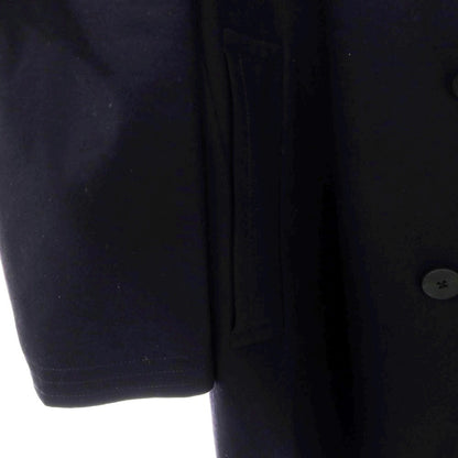 【中古】ラルディーニ LARDINI ウール ステンカラーコート ネイビー【サイズ46】【 状態ランクC 】【 メンズ 】