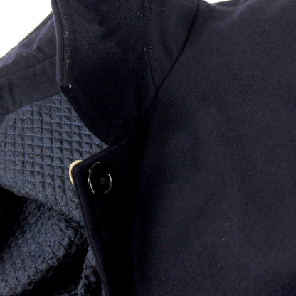 【中古】ラルディーニ LARDINI ウール ステンカラーコート ネイビー【サイズ46】【 状態ランクC 】【 メンズ 】